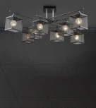 Потолочная люстра Wedo Light Sildzh WD3638/8C-BK-CR-BK