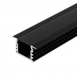 Профиль PDS-F-2000 ANOD Black (Алюминий) 017642 Arlight