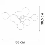 Потолочная люстра V3999-8/7PL Vitaluce
