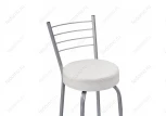 Барный стул Woodville Kuroda белый полимер / светлый мусс 453998