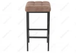 Барный стул Woodville Лофт ткань катания корица / черный матовый 432934