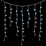 Гирлянда Бахрома 3,2 x 0,9 м Белая 220В, 168 LED, Провод Белый Каучук, IP65