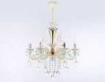 Подвесная люстра Ambrella TRADITIONAL TR4923 (220V, хрусталь, на цепи, свеча)