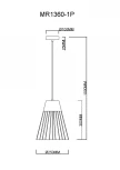 Подвесной светильник MyFar Hill MR1360-1P (220V)