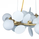 Подвесная люстра Loft IT Matisse 10008/700 white (220V, на тросе, шарики)