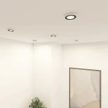 Встраиваемый точечный светильник Denkirs Dual DK2441-WB (LED, 220V, круглые)