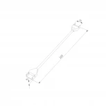 Коннектор для лент COB 24V 480Led 14W IP68 гибкий двусторонний Elektrostandard  95132/00