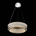 Подвесная люстра Lussole Napa LSP-7267 (LED, 220V, хрусталь, на тросе, круглые)
