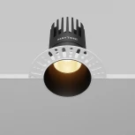 Встраиваемый светильник под гипсокартон Maytoni Dip DL122-15W-2.7K-TRS-B (LED, 220V, круглые)