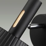 Спот Odeon Light Mali 6643/7WL IP20 LED 10W 3000K 220V черный/металл/акрил (выключатель, круглые)