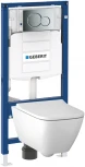 Комплект Geberit Smyle унитаз + инсталляция + кнопка