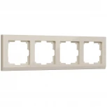 Рамка на 4 поста Stark (слоновая кость) Werkel W0041803 (a050916)
