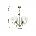 Подвесная люстра Favourite Lietta 2493-6P