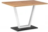 Стол на тумбе Notta Мичиган Лофт 110х70 25 мм дуб вотан / белый матовый 515301