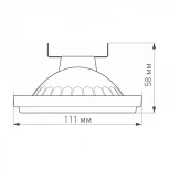 Лампочка светодиодная таблетка белая G53 12W 3000K Arlight UNIT 026887