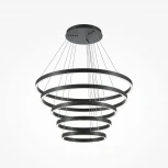 Подвесной светильник ярусный светодиодный Maytoni Rim MOD058PL-L200BK (220V, на тросе)