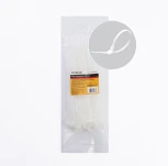 Хомут 2,5x200мм белый 100 шт. Stekker 32775