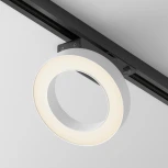 Трековый светильник Rim Unity 3000K 12Вт 110° LED (однофазный) Maytoni Technical TR044-1-12W3K-W (220V, кольцо)