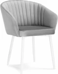 Кресло Корсо (Корсо светло-серое / белое) Notta арт.576744