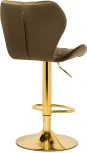 Барный стул Woodville Porch cappuccino / gold