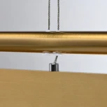 Подвесной линейный светильник светодиодный диммируемый с выключателем и ночным режимом DeMarkt Ральф 675013603