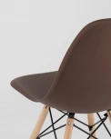 Стул Stool Group Eames Style DSW коричневый x4 УТ000003480