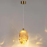 Подвесной светильник Odeon Light Gemme 7111/4LA золотистый/янтарное стекло/металл IP20 LED 4W 300Лм 3000K 200° 220V