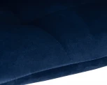 Стул барный DOBRIN TAILOR WHITE (синий велюр (MJ9-117))