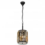 Подвесной светильник iLamp Royal 10390-1P BK (220V, хрусталь, на цепи, круглые)