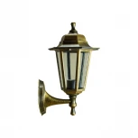 Настенный фонарь уличный Эра Леда1 НБУ 06-60-001 бронза, прозрачное стекло (220V, IP44)