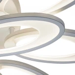 Потолочная люстра Escada Ecla 10229/SG LED*190W White (ночной режим, 220V, пульт управления)