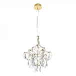 Подвесная люстра светодиодная хрустальная с пультом с регулировкой цветовой температуры Modelux MODELUX ML.5601.400P BS