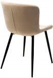 Стул VARESE G062-03 светлый беж, велюр / черный каркас M-City 629M04940