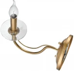 Бра Lumion Incanto 8033/1W металл/стекло, медь/прозрачный E14 1*40W 220V
