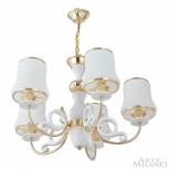 Подвесная люстра Arte Milano Florentia-1097 301097/5 Wh/Gd (220V, на цепи)