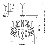 Подвесная люстра Osgona Elegante 708052
