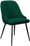 Стул 256 микровелюр К13 изумруд, ножки черные Dikline 00-00060793