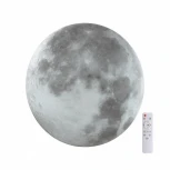 Настенно-потолочный светильник Moon 3084/EL (регулировка яркости, LED, 220V, пульт управления, круглые, луна, IP43)