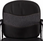 Кресло BAGGI PA кож/зам/ткань, черный/серый, 36-6/ 207 Tetchair 19509