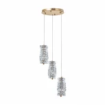 Подвесной светильник Arte Milano Venezia 319011/D300/3 GD (регулировка яркости, LED, 220V, хрусталь, пульт управления, на проводе)