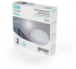 Настенно-потолочный светильник Gauss Hall 193411212-S