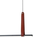 Подвесной светодиодный светильник Escada Alliance 10297/1LED Black 45Вт, кожа/металл/силикон, черный