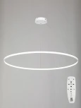 Подвесной светильник с ПДУ светодиодный LED 81Вт, 2700-6500К Vitaluce V2514DT-0/1S кольцо (220V, на тросе, кольцо)