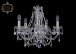 Подвесная люстра Art Classic 11.25 11.25.5.165.Gd.Sp (220V, хрусталь, на цепи, подсвечник, свеча)