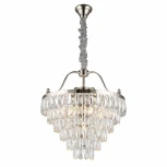 Подвесная люстра каскадная Aployt Gerta APL.725.03.13 (220V, хрусталь, на цепи)
