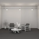 Трековый светильник 5W 48V Maytoni Luna TR208-1-5W3K-B (LED, шар)