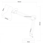 Офисная настольная лампа Arte Lamp Junior A1330LT-1BK (220V)