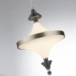 Подвесной светильник Odeon Light Ula 5404/23L бронзов.брашированн./черный/стекло/керамика LED 23W 3000K (220V, на проводе)