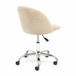 Кресло MELODY молочный (флок)