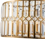 Подвесная люстра iLamp Form 6122-420 BR (220V, хрусталь, на цепи, круглые)